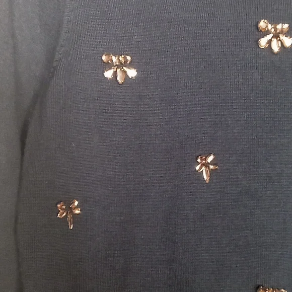 Beautiful Beaded LOFT Sweater - Picture 2 of 4